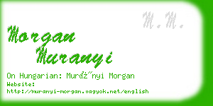 morgan muranyi business card